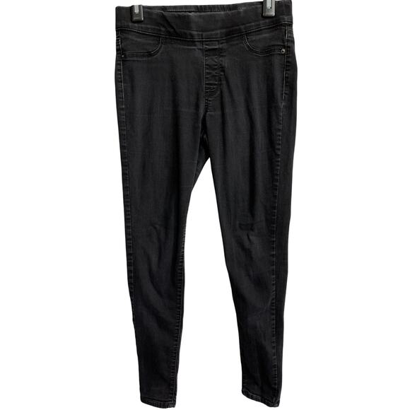 Old Navy Pull On Rockstar Jeggings Jeans Size 6 Gray Skinny Stretchy Pants FLAW - Picture 1 of 6